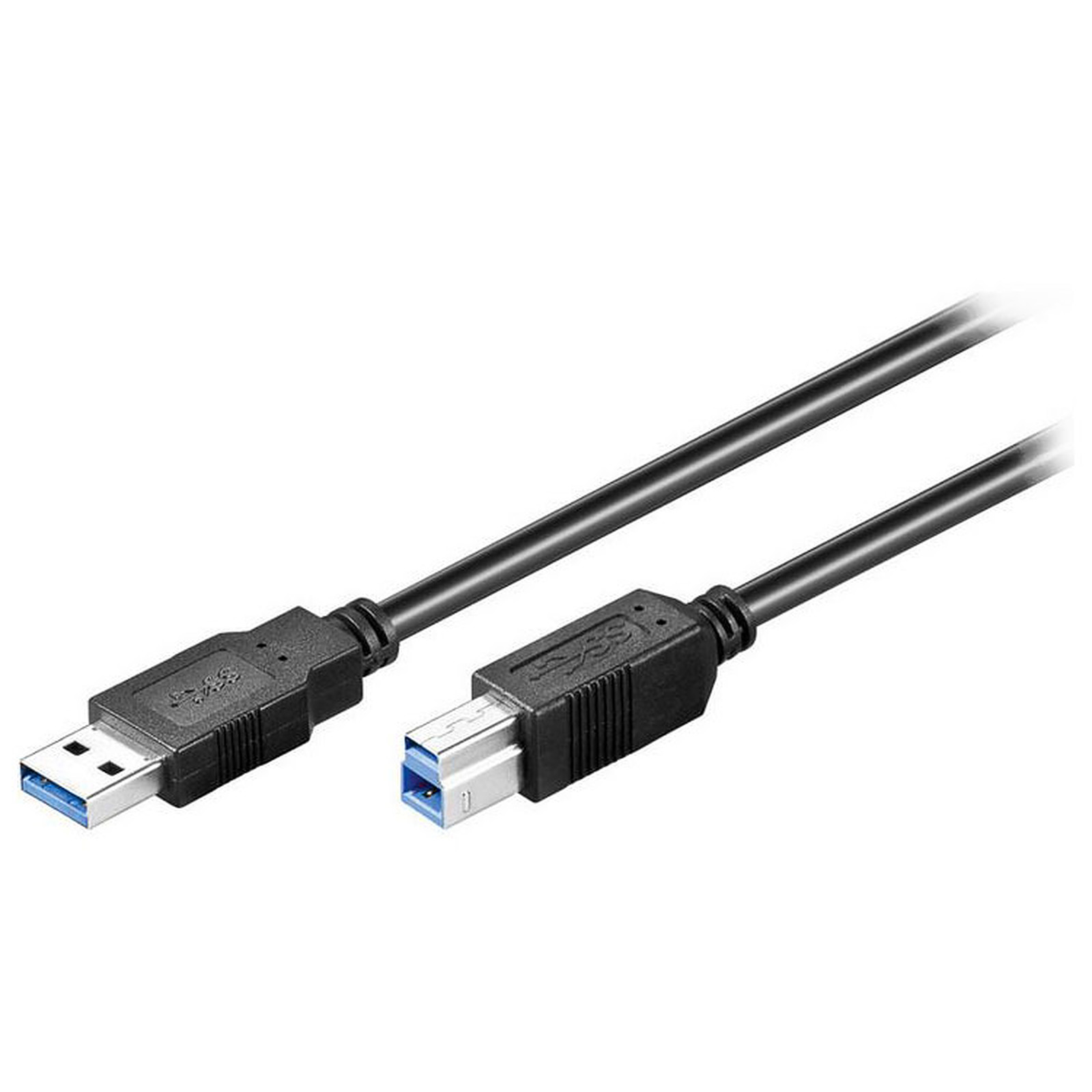 Cable USB 3.0 Type AB (Male/Male) - 5 m - USB Generique