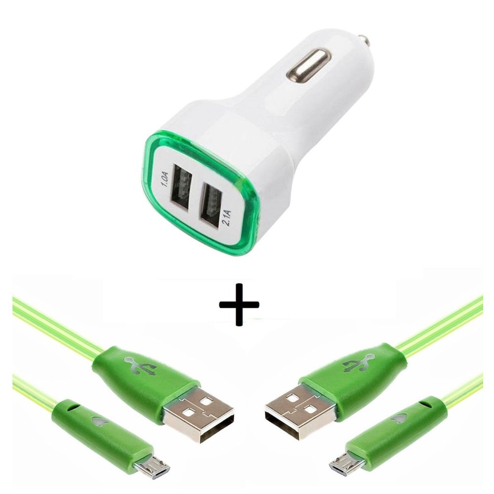 Pack pour Smartphone (Cable Chargeur Noodle Micro USB + Pochette +