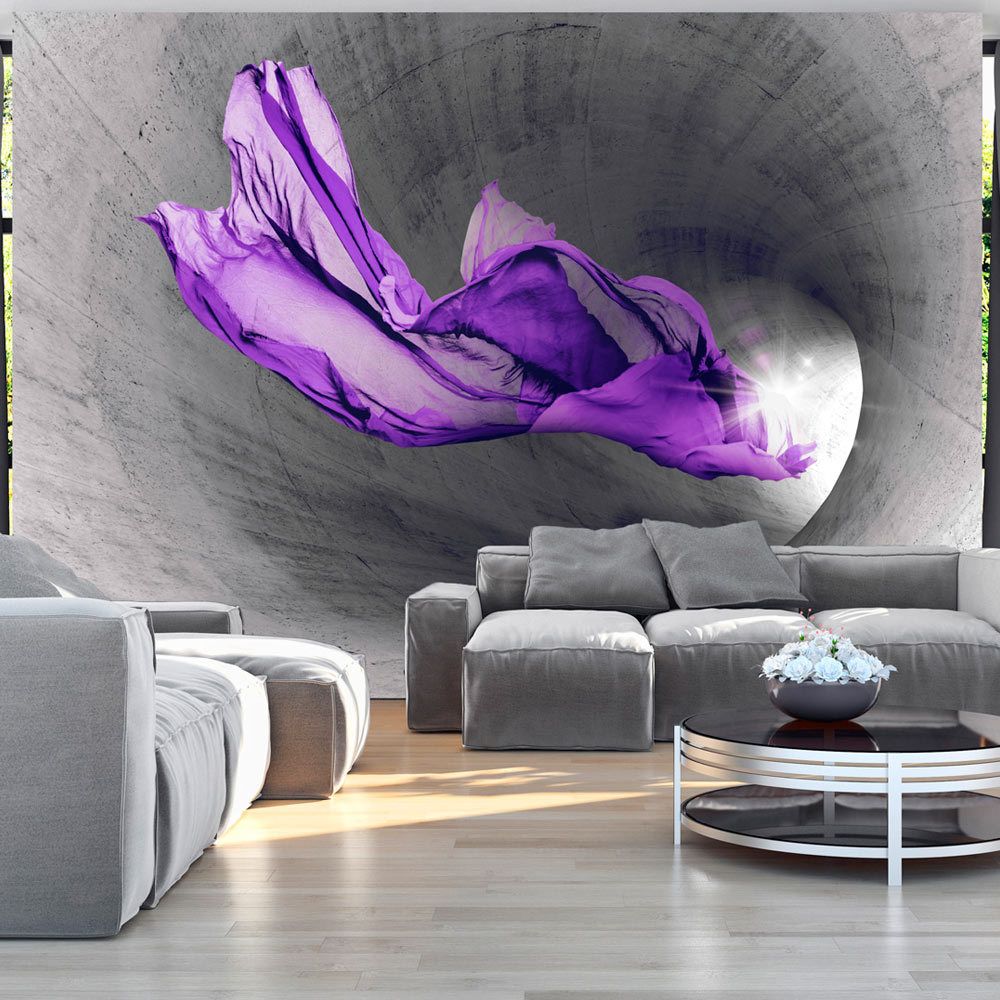 marque generique - 400x280 Papier peint Moderne Abstractions sublime Purple Apparition - Papier peint