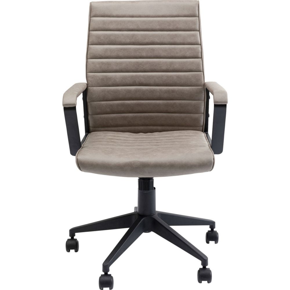 Karedesign - Chaise de bureau Labora taupe Kare Design - Chaises