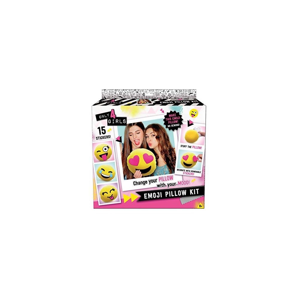 Canal Toys - Canal Toys Only 4 Girls Emoji Pillow Kit - Dessin et peinture
